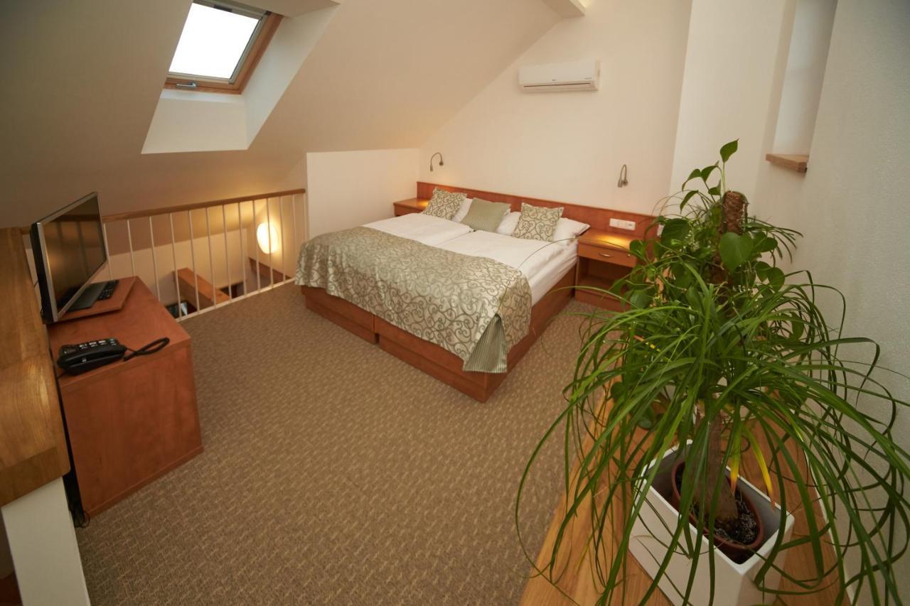 Hotel Bily Jednorozec Trebon Bagian luar foto