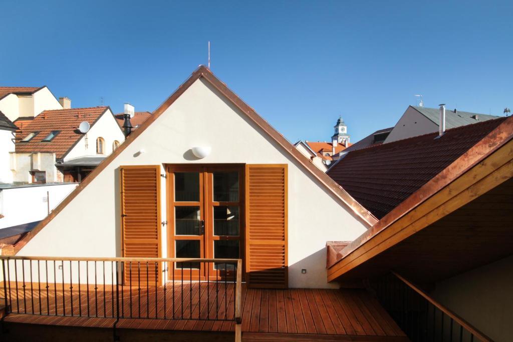 Hotel Bily Jednorozec Trebon Ruang foto