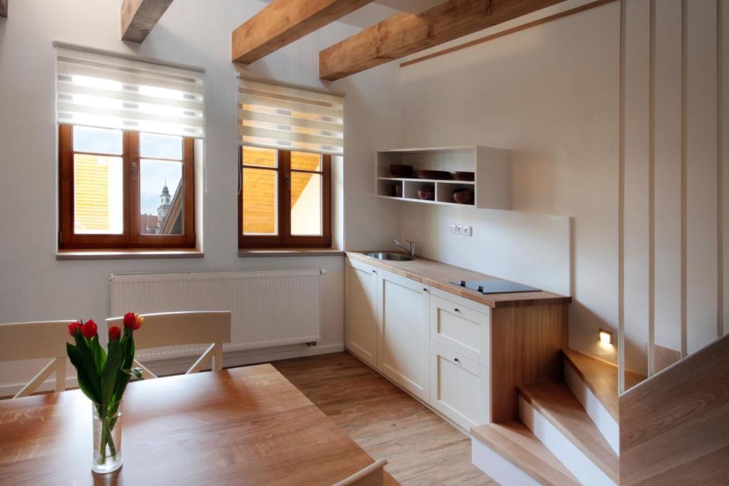 Hotel Bily Jednorozec Trebon Ruang foto